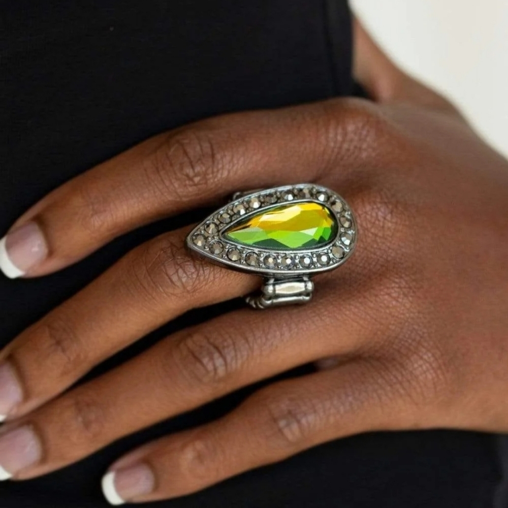 Papparazi Oil Spill-Majestic Mayhem Multi Ring